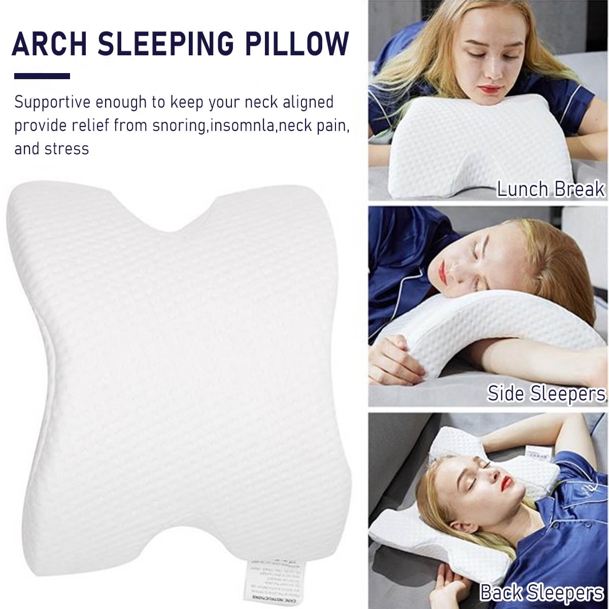 Frido U Shaped Multipurpose Sleeping Pillow for Couple