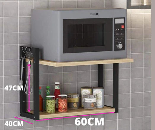 Microwave Oven Rack wall mounted stand For Kitchen