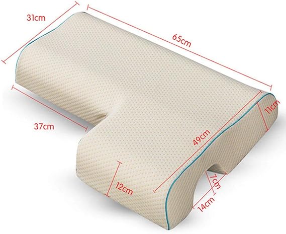 Anti Pressure Hand Pillow for Couples Sleeping Noon Breaks Home  (D-Left) side